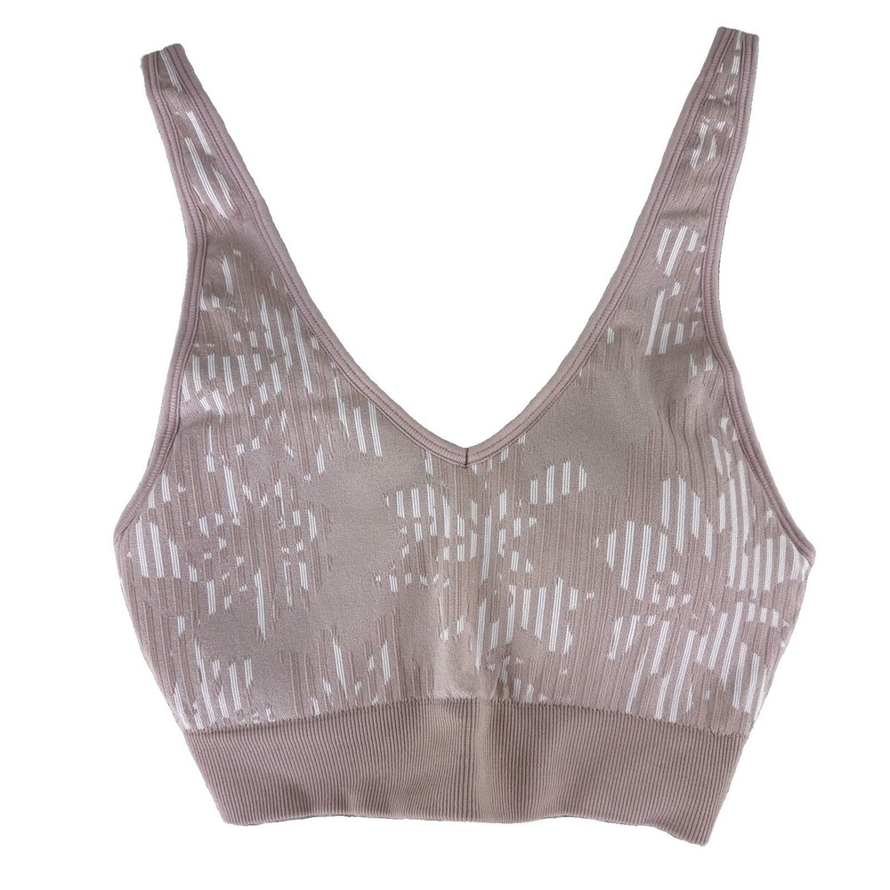 Anybody Intimates Floral Jacquard Bra Size Small Natural Pink